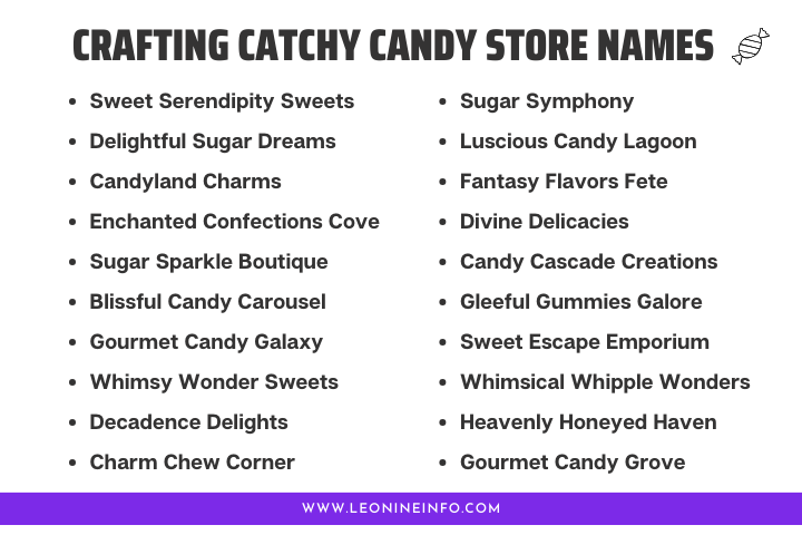 Crafting Catchy Candy Store Names Sugar Coated Creativity 